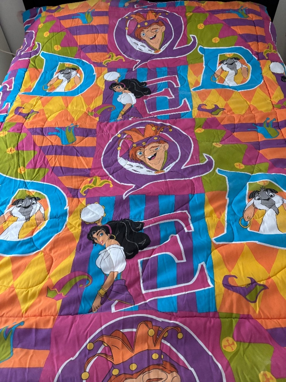 Disney Hunchback of Notre Dame Esmeralda & Quasimodo Kids Bedding Comforter Twin